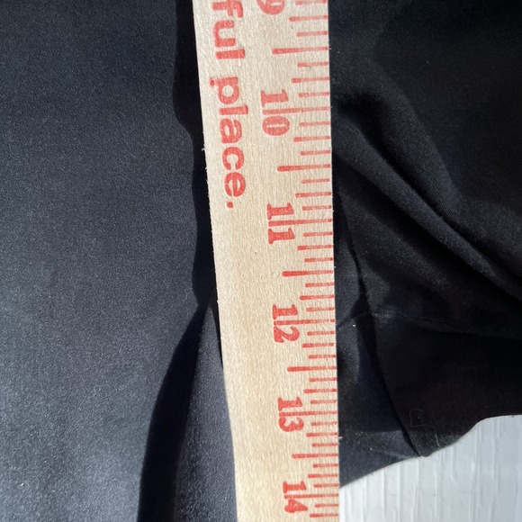 Chico's Pants Ankle Cropped Black 3 Pockets Button Zip Fly Straight Leg Fits L - Picture 6 of 8